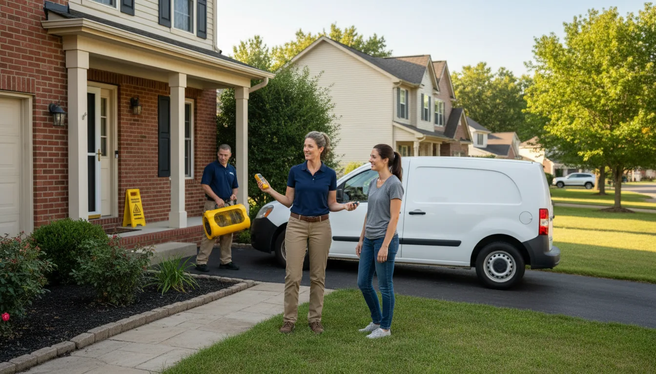 Water restoration image for Water Damage & Restoration Services in Rio, WV